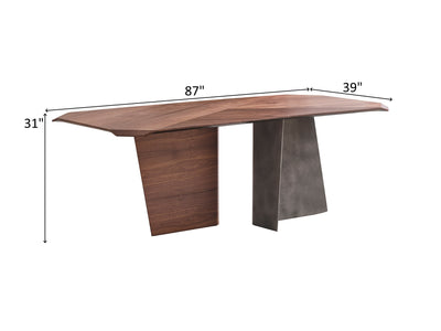 Colmar 87" Wide 6 Person Dining Table