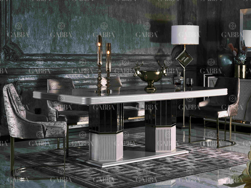 Lugano Como 6 Person Dining Room Set