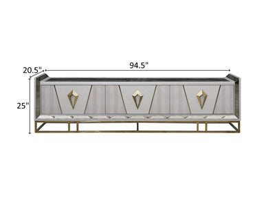 Lugano Como 94.5" Wide TV Stand