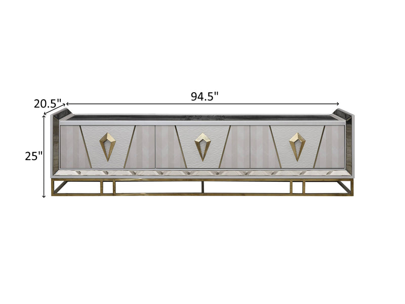 Lugano Como 94.5" Wide TV Stand