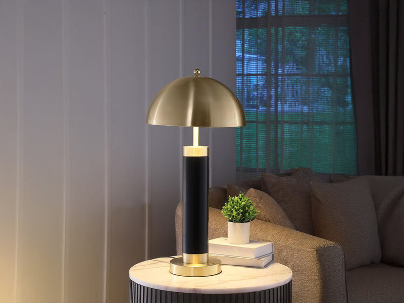 Conroe 28" Tall Dome Shade Pillar Table Lamp (Set of 2)