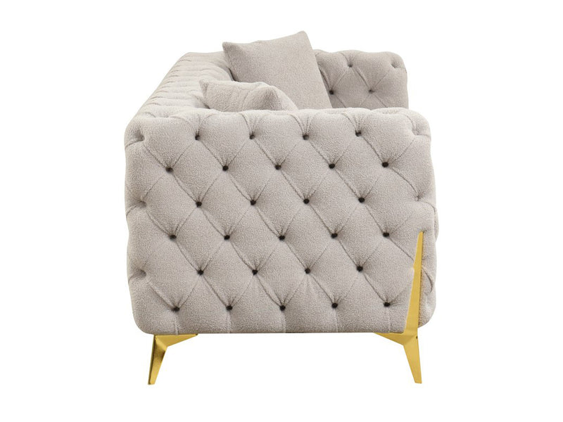 Contempo 67.3" Wide Tufted Loveseat