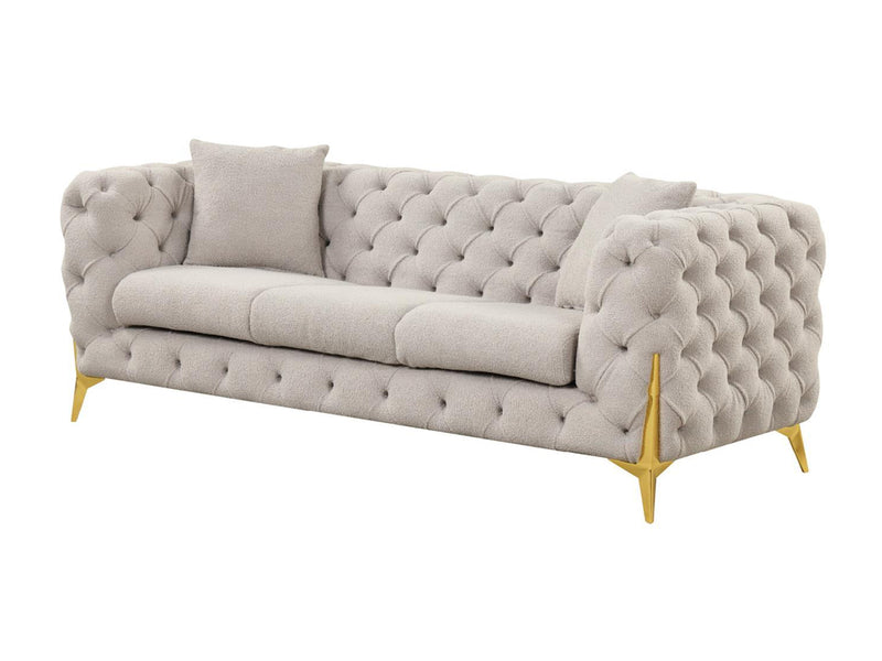 Contempo 84.3" Wide Tufted Sofa