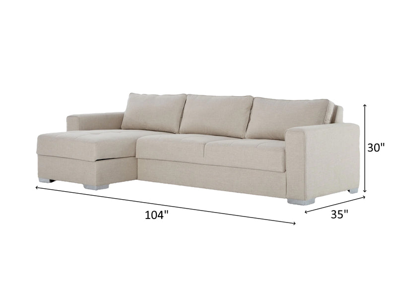 Cooper 104" Wide Convertible Sectional