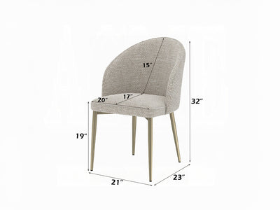 Cora 21" Wide Dining Chair (Set of 2)