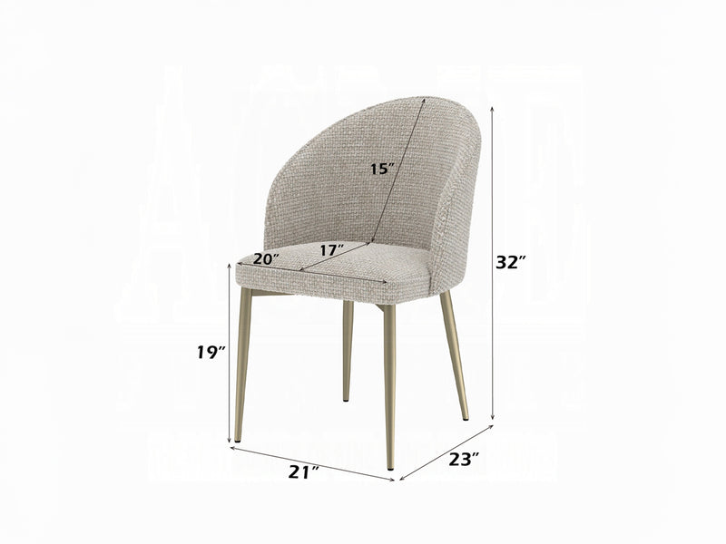 Cora 21" Wide Dining Chair (Set of 2)