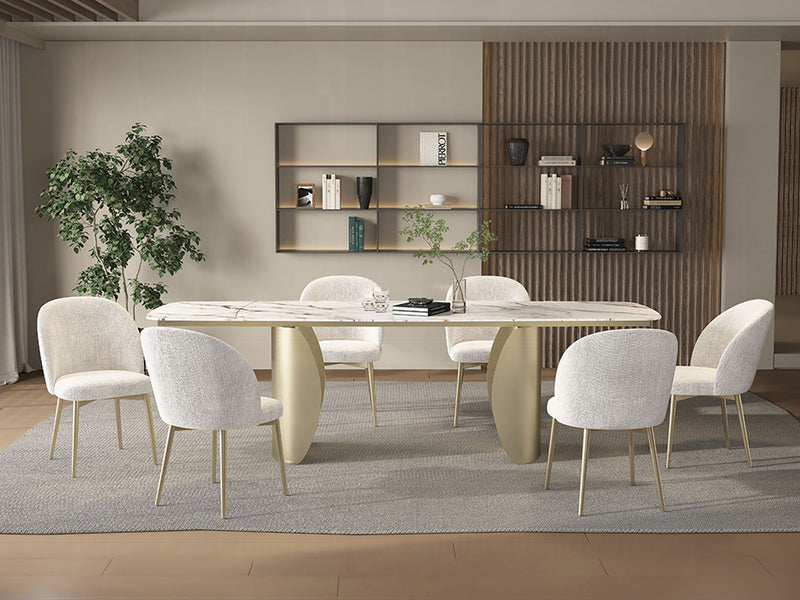 Cora 119" / 79" Wide Extendable Dining Table