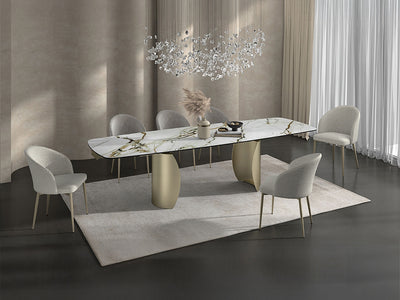 Cora 119" / 79" Wide Extendable Dining Table