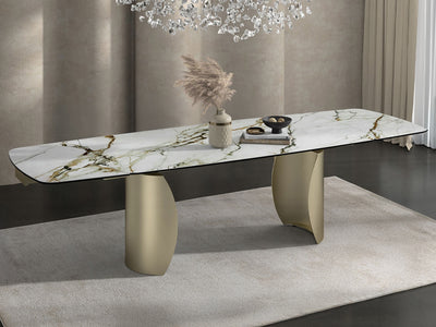 Cora 119" / 79" Wide Extendable Dining Table