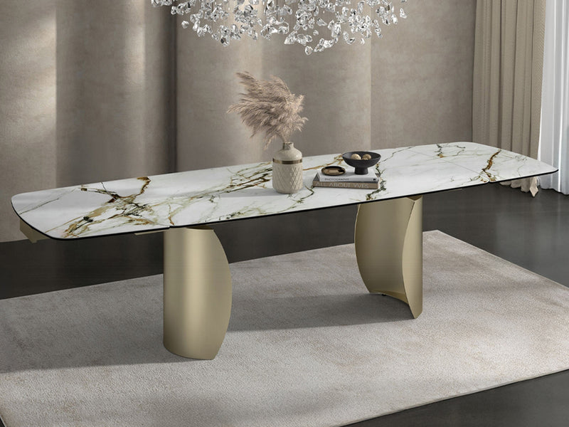 Cora 119" / 79" Wide Extendable Dining Table