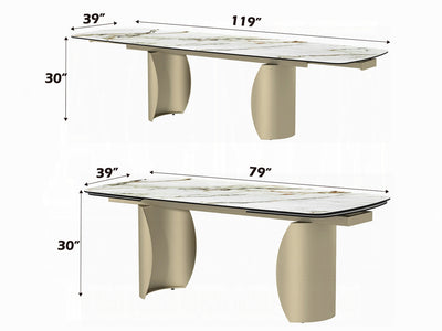 Cora 6-8-10 Person Dining Room Set