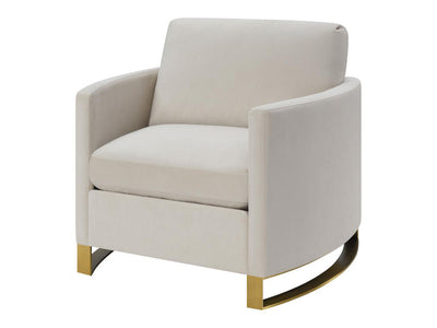 Corliss 38.5" Wide Curved Armchair