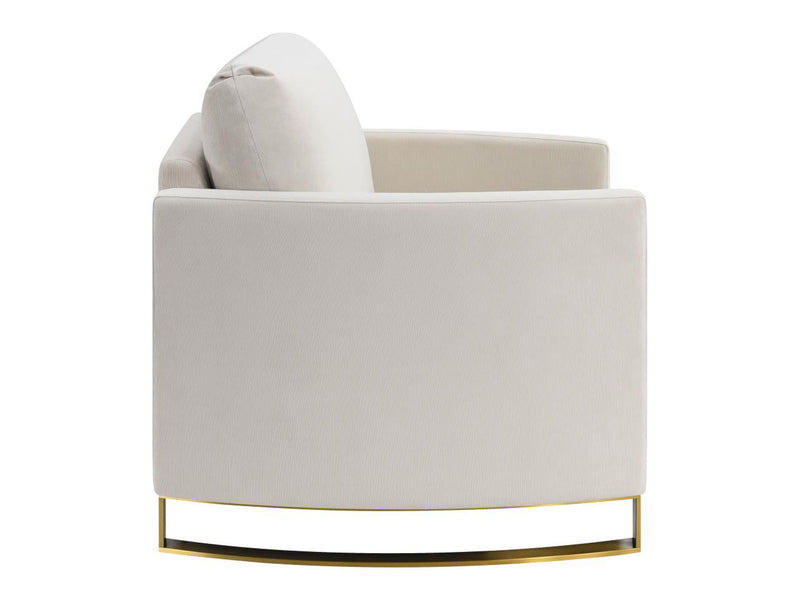 Corliss 38.5" Wide Curved Armchair