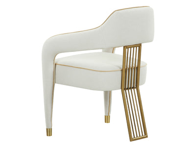 Corralis DC - Iris DT 4 Person Linen Fabric Dining Room Set