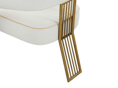 Corralis DC - Iris DT 4 Person Linen Fabric Dining Room Set