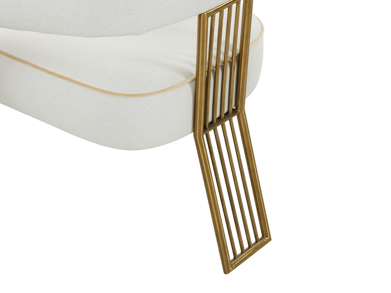 Corralis DC - Iris DT 4 Person Linen Fabric Dining Room Set