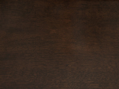 Croydon 52" Wide Dark Cherry Finish Gold Detail Console Table