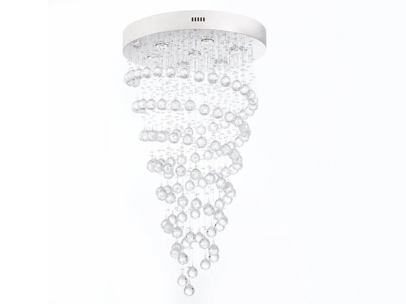 Crystal Fine 38" Tall Chandelier