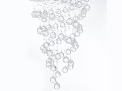 Crystal Fine 38" Tall Chandelier