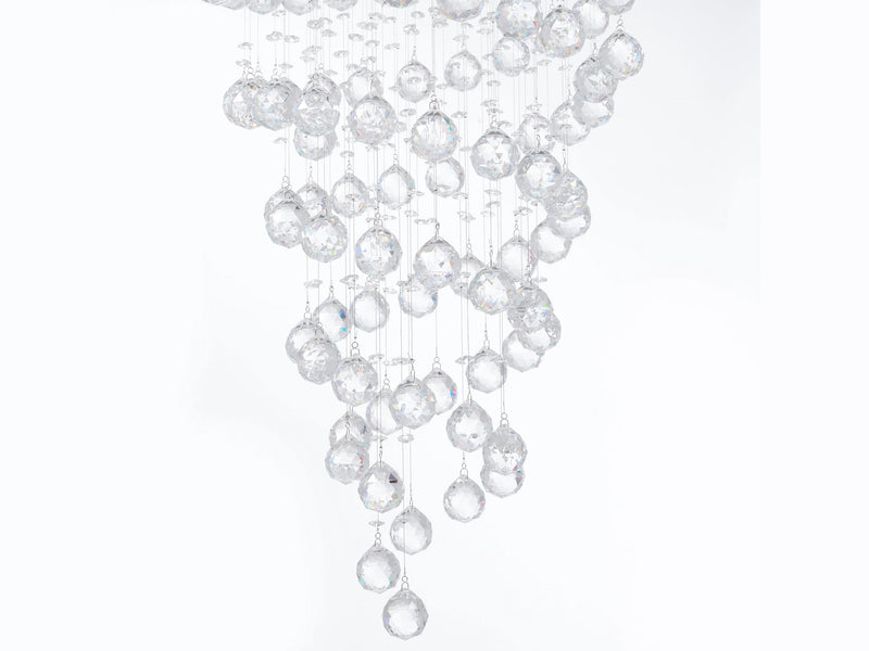 Crystal Fine 38" Tall Chandelier