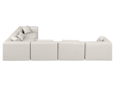 Cube Meri 144" / 108 Wide Vegan Leather Modular L Shape Sectional