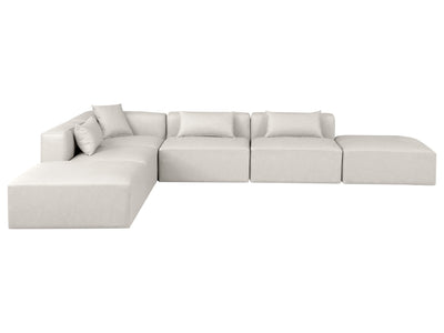 Cube Meri 144" / 108 Wide Vegan Leather Modular L Shape Sectional