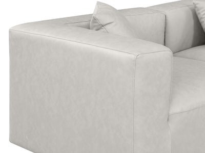 Cube Meri 144" Wide Vegan Leather Modular U Shape Sectional