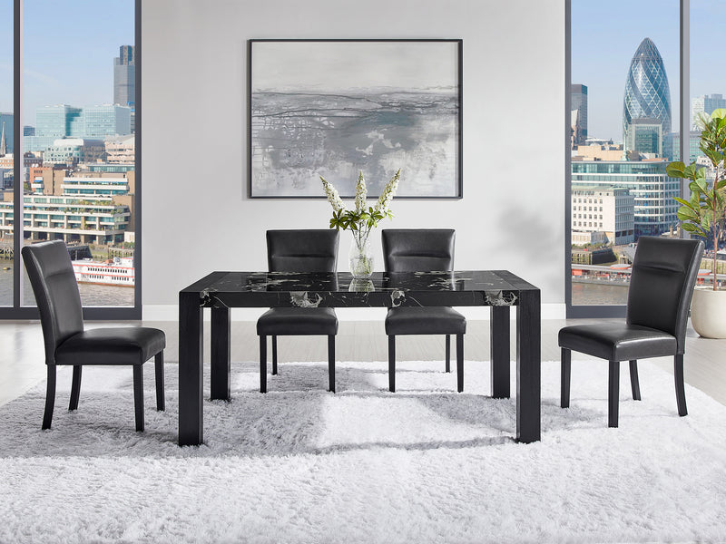 D4088 DT - D87 DC 6 Person Dining Room Set