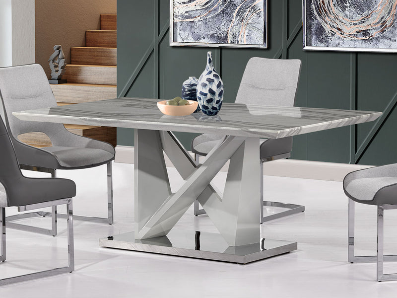 Glo D844 DT - D1119 DC 6 Person Dining Room Set