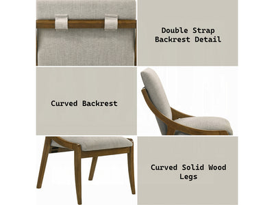 Danzel 23" Wide Dining Chair (Set of 2)