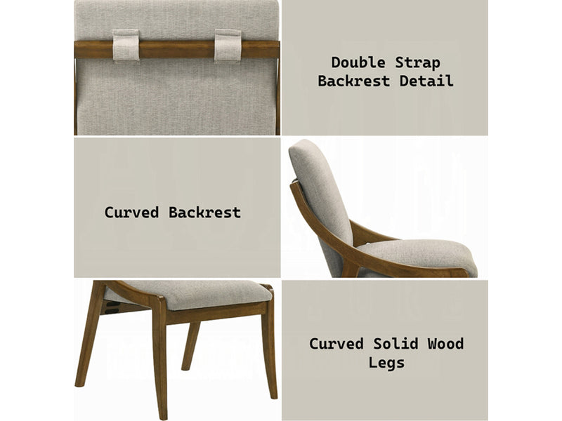 Danzel 23" Wide Dining Chair (Set of 2)