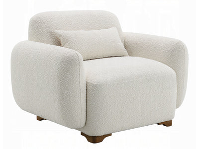 Darius 43" Wide Boucle Fabric Armchair