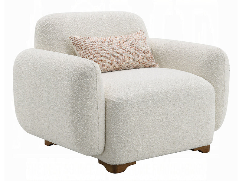 Darius 43" Wide Boucle Fabric Armchair