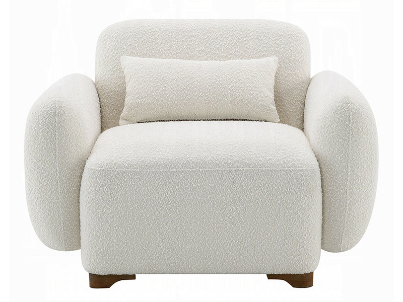 Darius 43" Wide Boucle Fabric Armchair