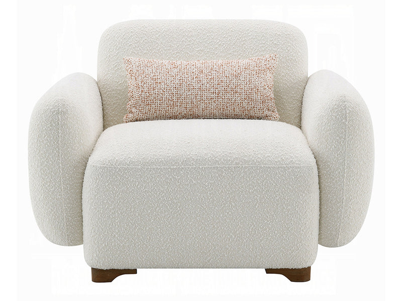 Darius 43" Wide Boucle Fabric Armchair