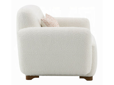 Darius 43" Wide Boucle Fabric Armchair