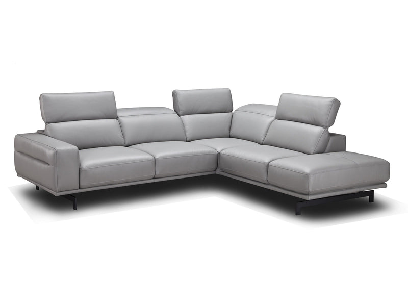 Davenport 112.2" / 94.4" Wide Leather Sectional