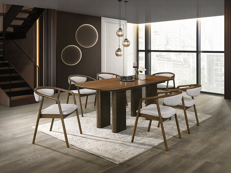 Delina 6 Person Dining Room Set