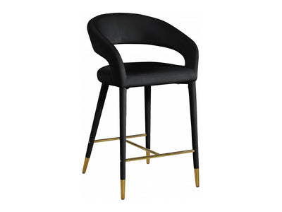 Destiny Velvet Bar Stool (Set of 2)