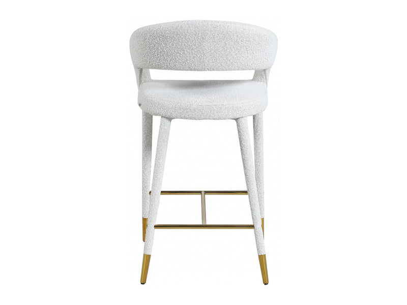 Destiny Boucle Fabric Bar Stool (Set of 2)