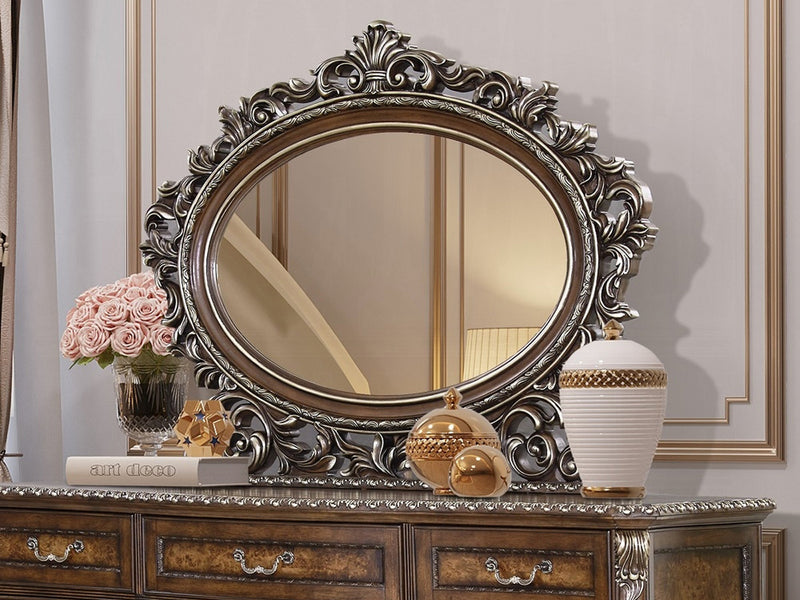 Devany 72" Wide 6 Drawer & 2 Door Dresser With Mirror