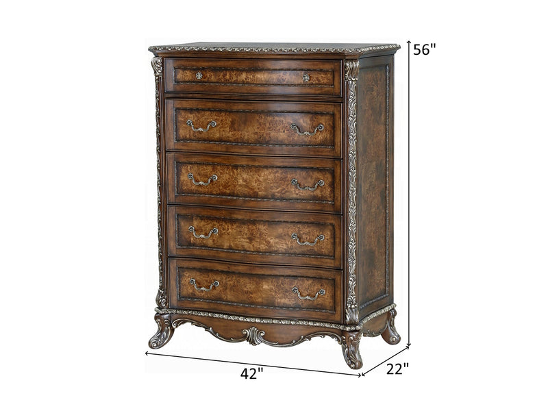 Devany 42" Wide 5 Drawer Chest