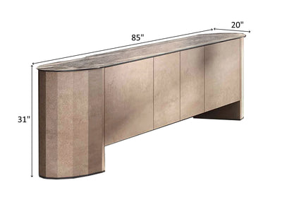 Dune 85" Wide 4 Door Buffet