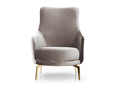 Elba Gold 29.5" Wide Armchair