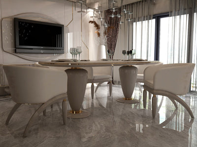 Elisium 6 Person Dining Room Set