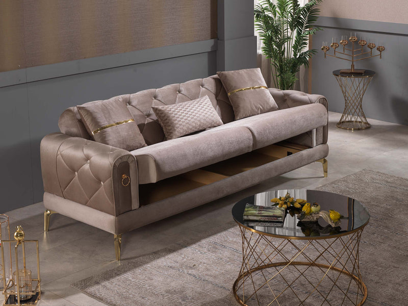 Elitra 89" Wide Convertible Sofa