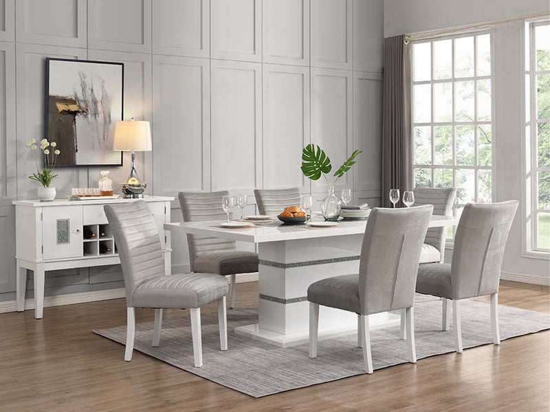 Elizaveta 6 Person Dining Room Set