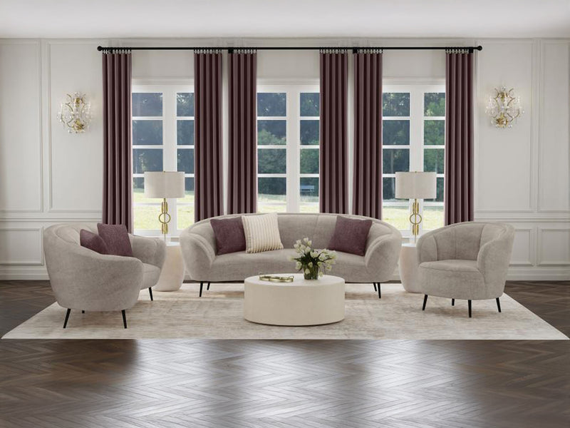 Ellorie 92" Wide Curved Sofa