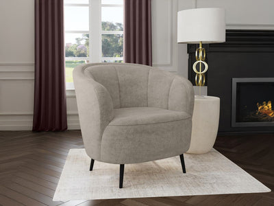 Ellorie 33" Wide Curved Armchair