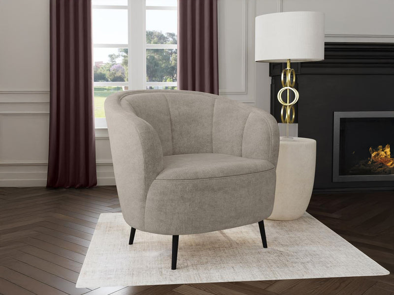 Ellorie 33" Wide Curved Armchair
